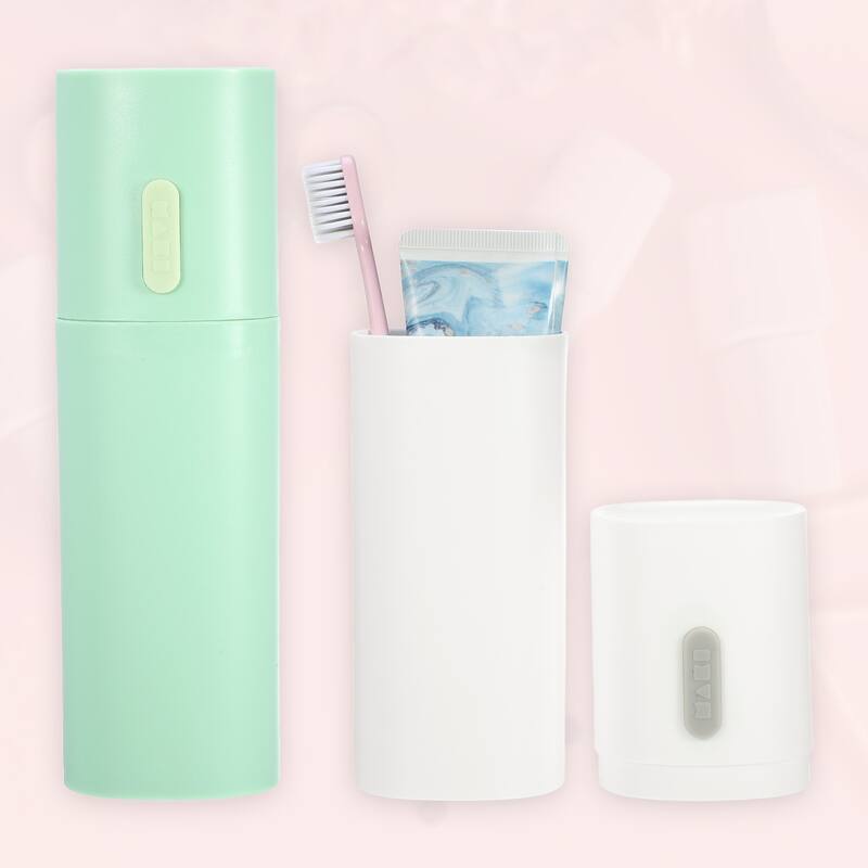 2pcs Toothbrush Travel Case Lightweight for Travel 7.68"x2.36"