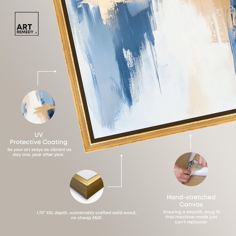 Tranquil Blue Depths II Canvas by Art Remedy