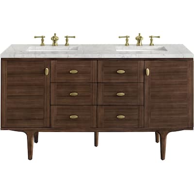 James Martin Vanities 670-V60D-3EJP Amberly 60" Free Standing or Wall