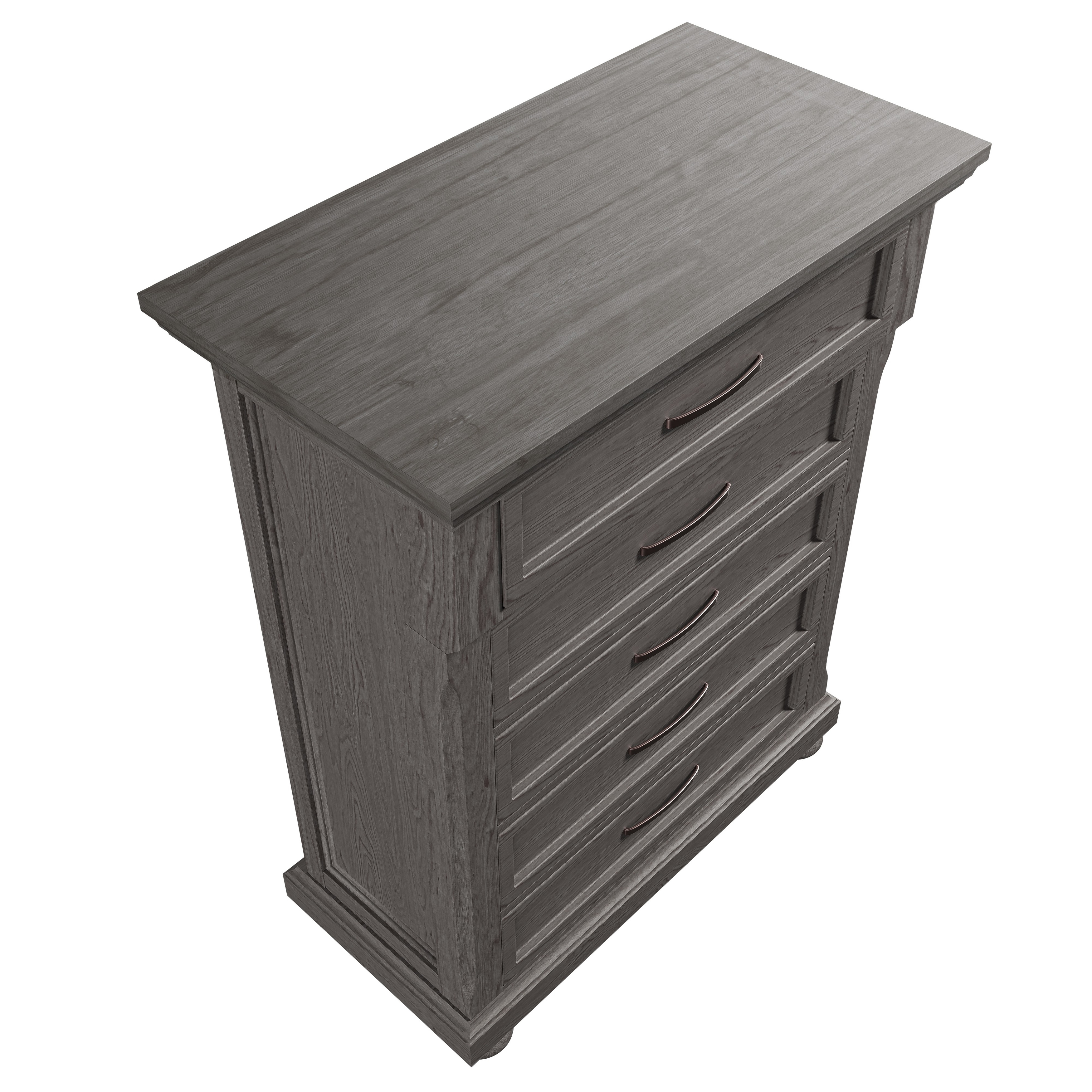 Drawers Dresser For Bedroom Storage (Includes Dresser Only Not Mirror) - Antique Gray