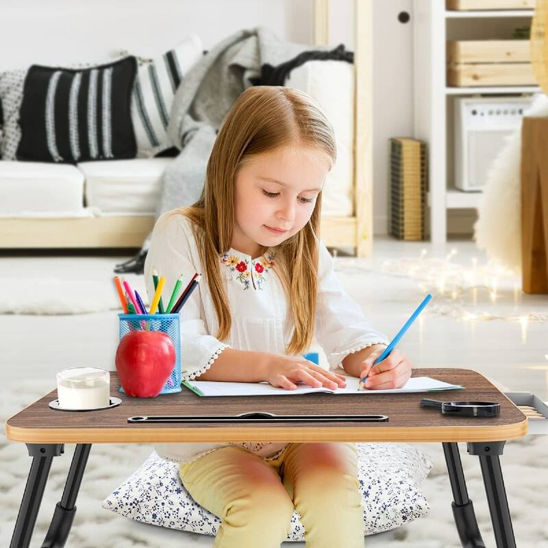 Foldable Laptop Bed Table Multi - 23.6"D x 15.8"W x 10.8"H