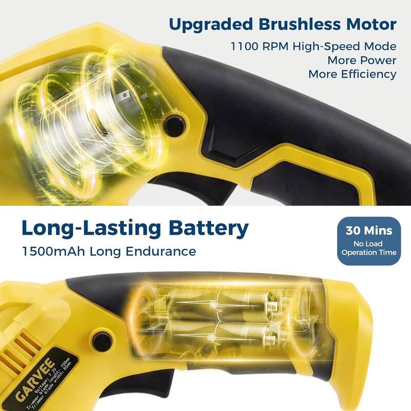 Lightweight 2 in 1 Electric Handheld Cordless Grass Trimmer Hedge Shears/ Grass Cutter