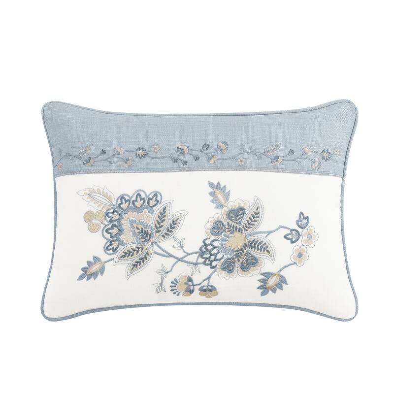 J. Queen New York Garden Bloom Boudoir Decorative Throw Pillow