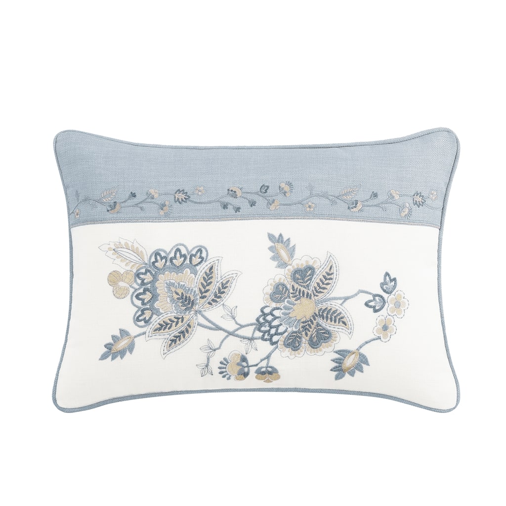 J. Queen New York Garden Bloom Boudoir Decorative Throw Pillow