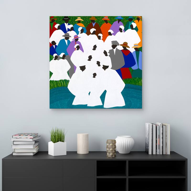 Wade in Da Wata by Synthia SAINT JAMES Canvas Art Print