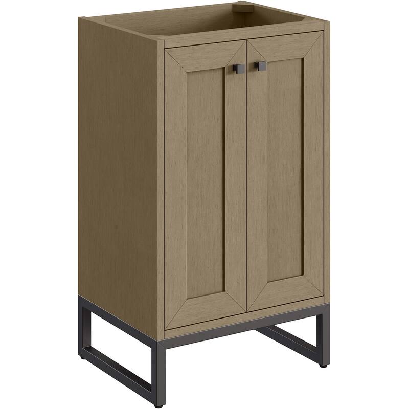 James Martin Vanities 533-V20-MBK Chianti 20" Dual-Mounted Single - Walnut Whisper
