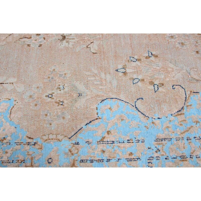 ECARPETGALLERY Hand-knotted Antalya Vintage Light Brown Wool Rug - 8'11 x 11'10