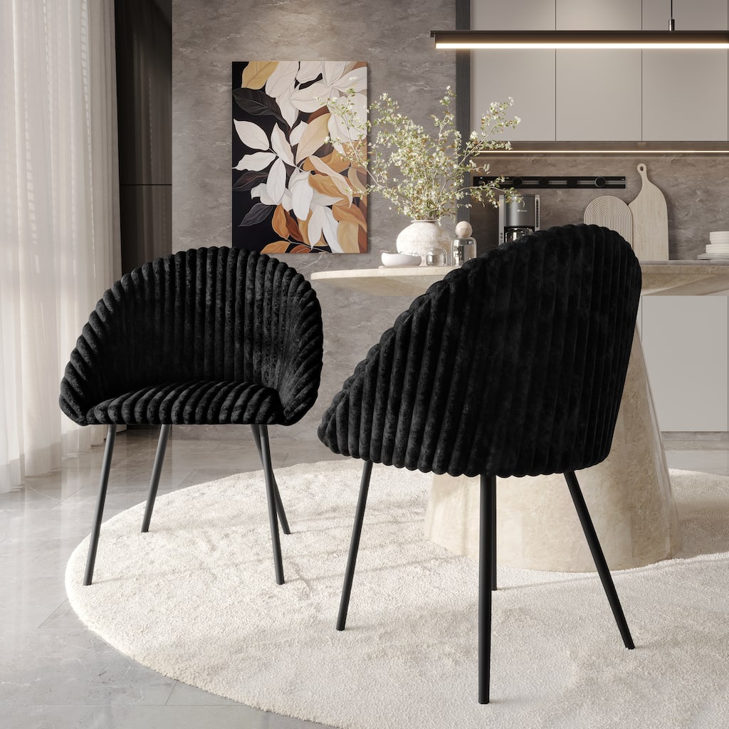 CraftPorch Mid Century Modern 2-Piece Dining Chair