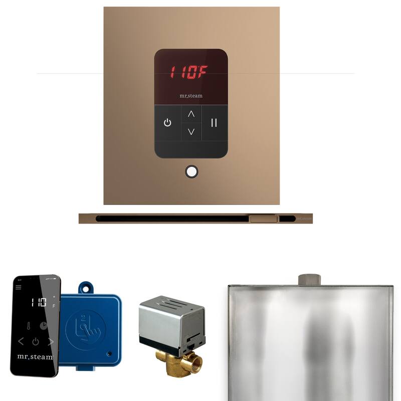 Mr Steam BBSL Basic Butler Linear Package Steam Shower Control Package - Nouveau Bronze