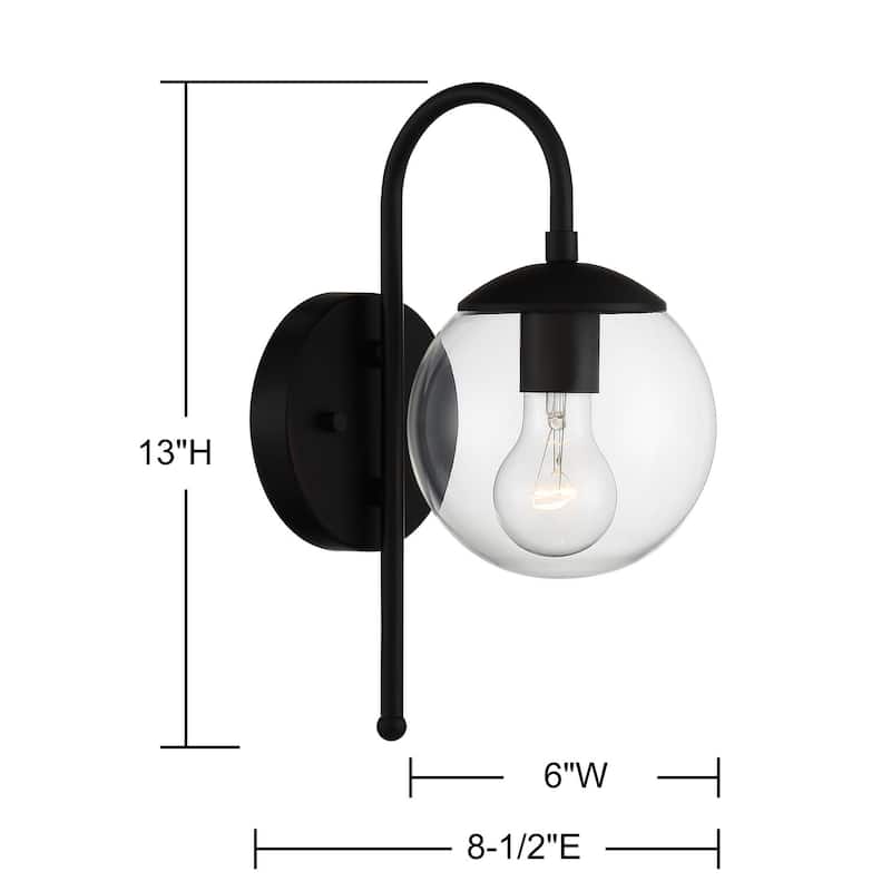 Meridian M50030 13" Tall Outdoor Wall Sconce with 8-1/2" Extension