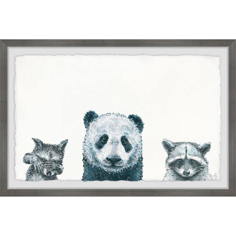 Shy Trio Framed Wall Art, Elegant Home Touch - Sophisticated Artwork for Refined Décor