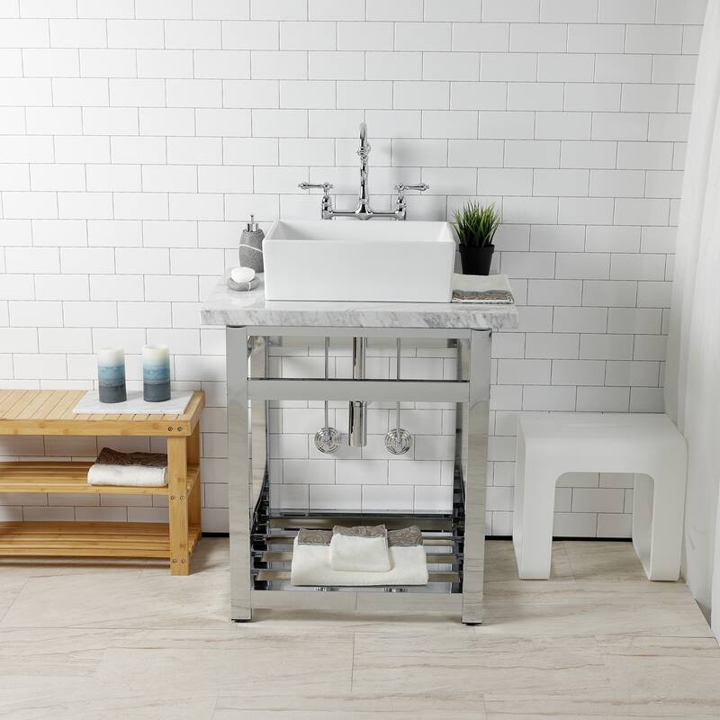Kingston Brass Kingston Commercial Steel Console Sink Base