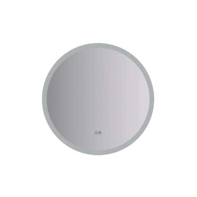 Fresca FMR012424RD Angelo 24" Diameter Modern Circular Aluminum