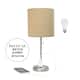 Option Brushed Steel/Tan Shade