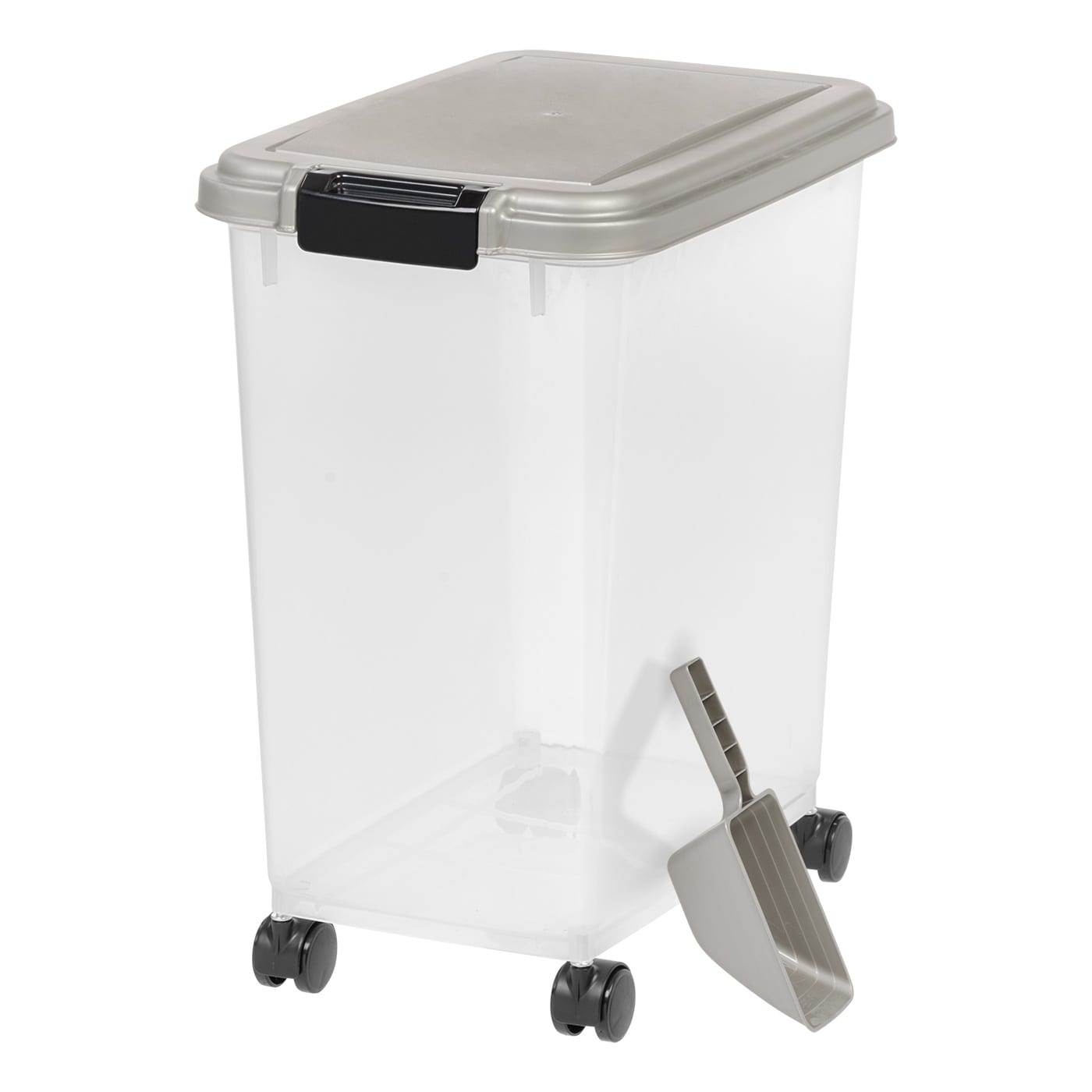 25 lb. Airtight Pet Food Container in Chrome - Bed Bath & Beyond - 32176205
