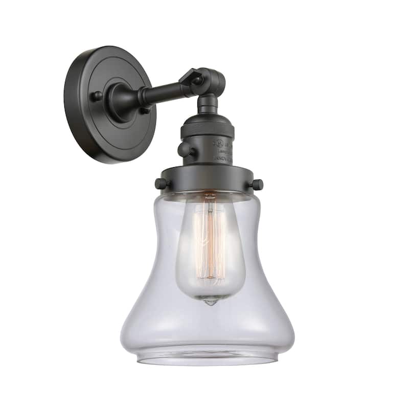 Innovations Lighting Bellmont Single Light 11" Tall Bathroom Sconce - - Oil Rubbed Bronze / Clear