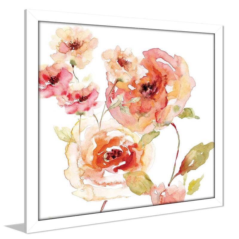 "Translucent Reds II (Square)" Print on Acrylic