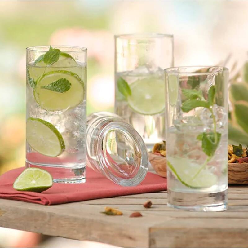 Luigi Bormioli Set of 6 Vronese Beverage Drinking Glasses - 14.5 oz