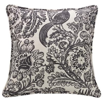 HiEnd Accents Augusta Toile Euro Sham, 27"x27"