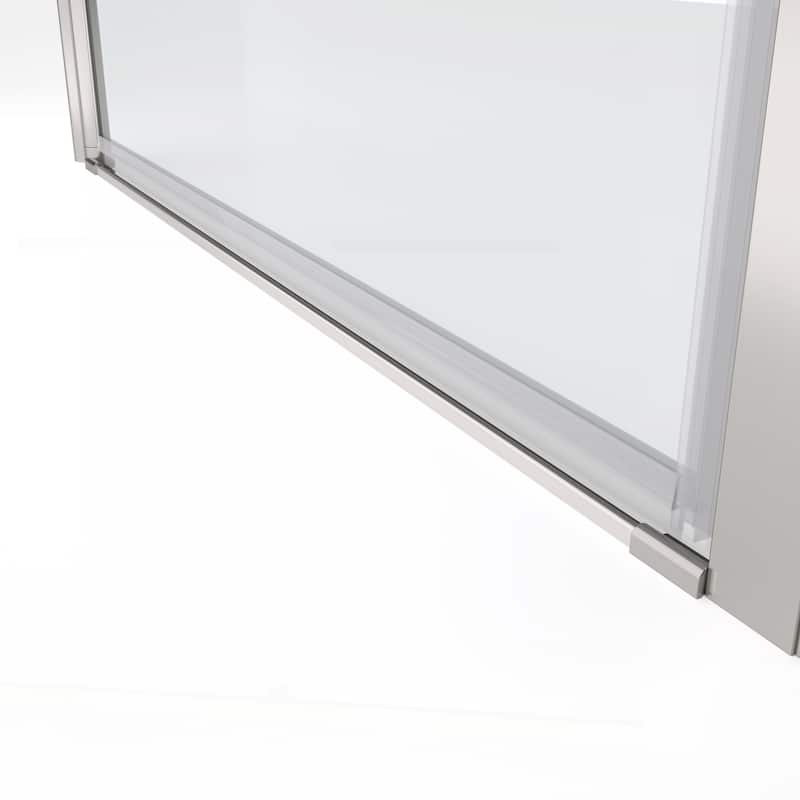 Versatile Universal Pivot Shower Door with Advanced Tempered Glass Finish