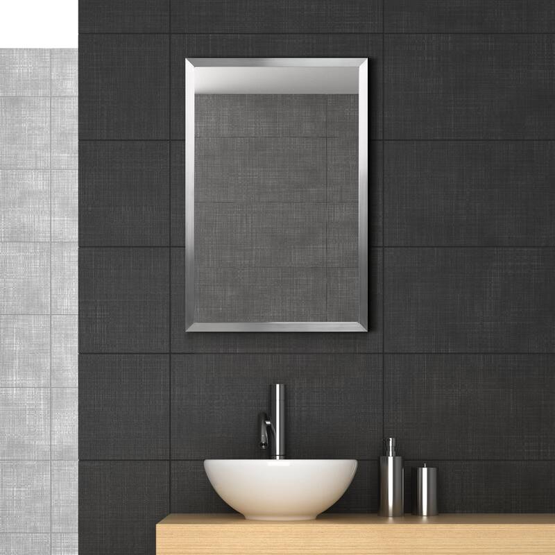 Contempo Stainless Steel Gold Wall Mirror