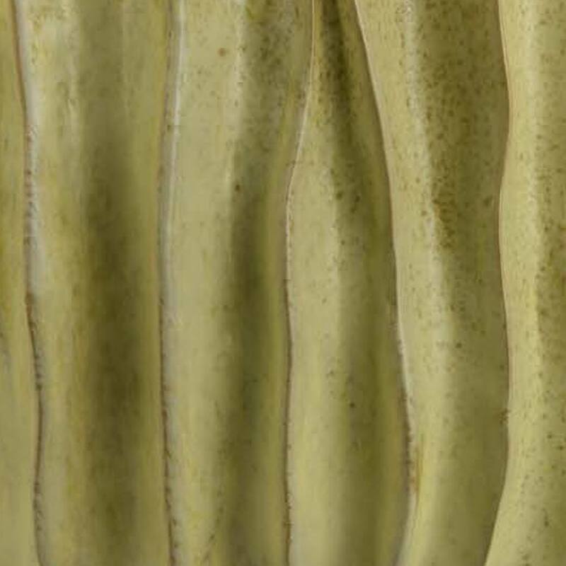 Esam Decorative Planter, Textured Ceramic, 19 Inch Yellowish Green