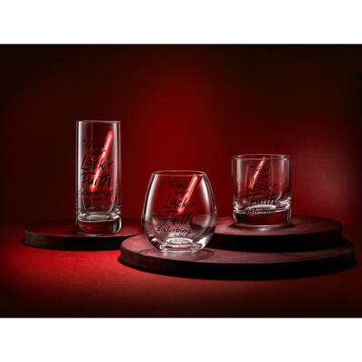 Star Wars New Hope Lightsaber Tall Drinking Glass - 14.2 oz - Set of 2