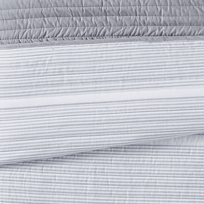 Brooklyn Loom Niari Yarn Dye Stripe Quilt Set