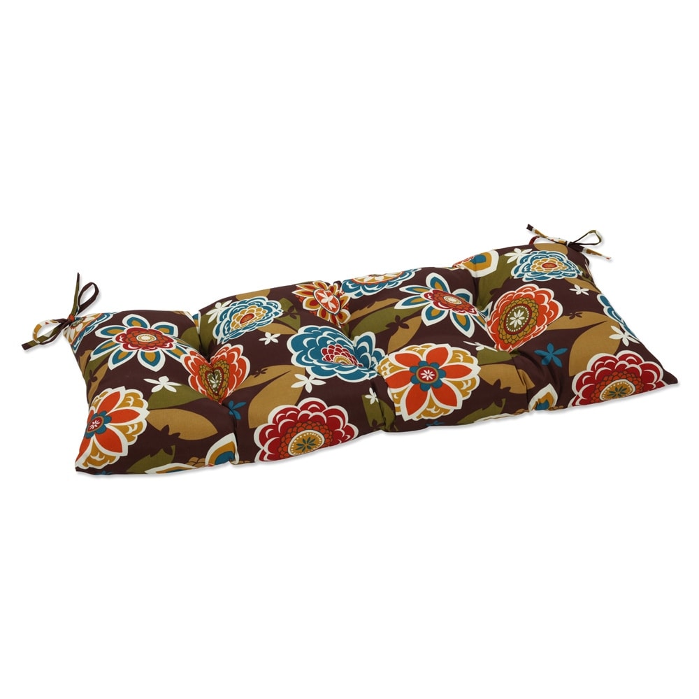 Pillow Perfect Outdoor Indoor Annie Brown Swing Bench Cushion