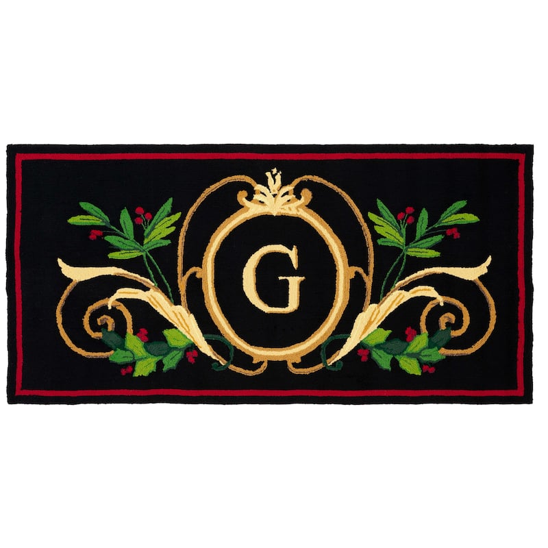 SAFAVIEH Handmade Monogram Florea Casual Rug