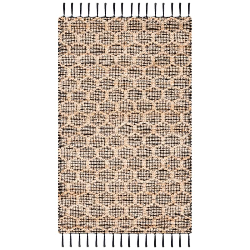 SAFAVIEH Handmade Cape Cod Zorina Coastal Jute Tassel Rug