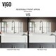 preview thumbnail 46 of 45, VIGO White Casement Front Matte Stone Farmhouse Kitchen Sink