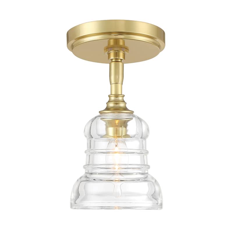 Crystorama Lighting Group GRG-1040_CEILING Gregory 5" Wide Semi-Flush