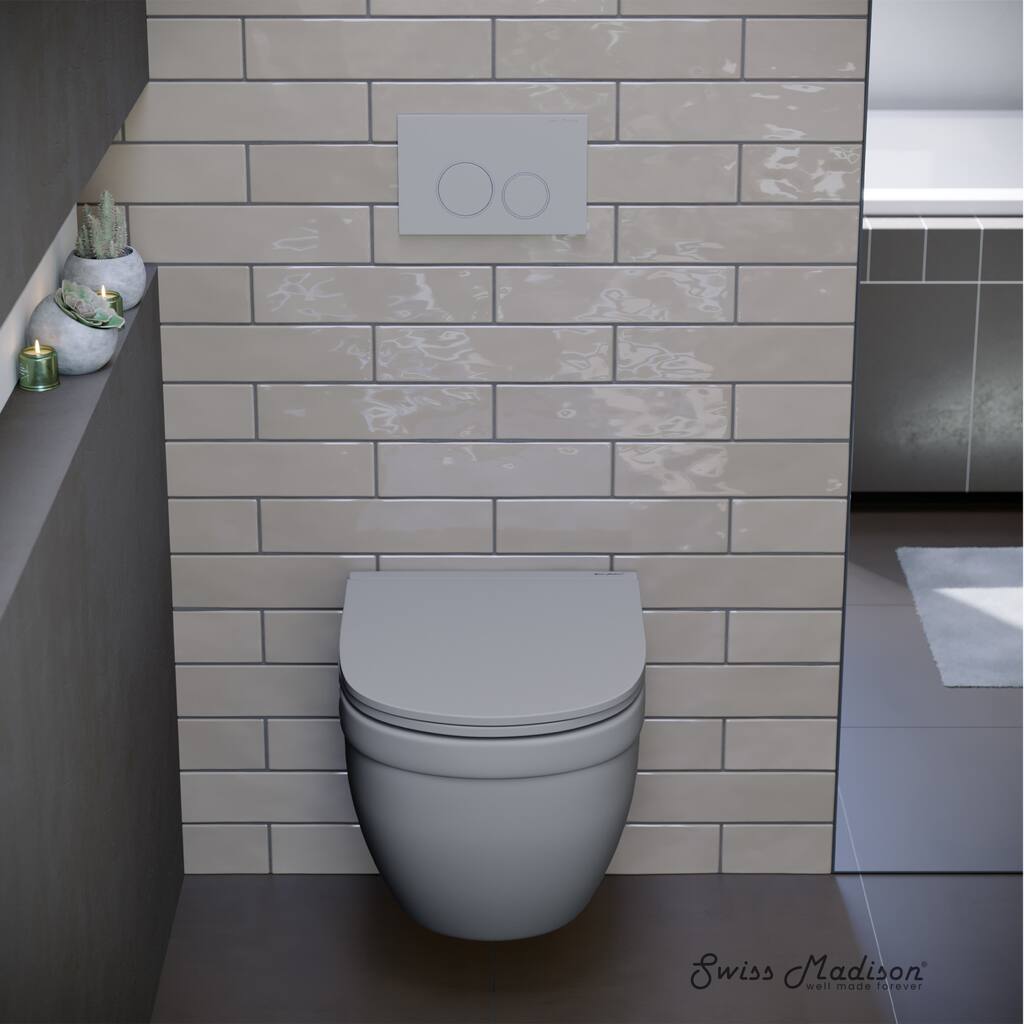 Ivy Wall-Hung Toilet Bowl Only In Matte Gray