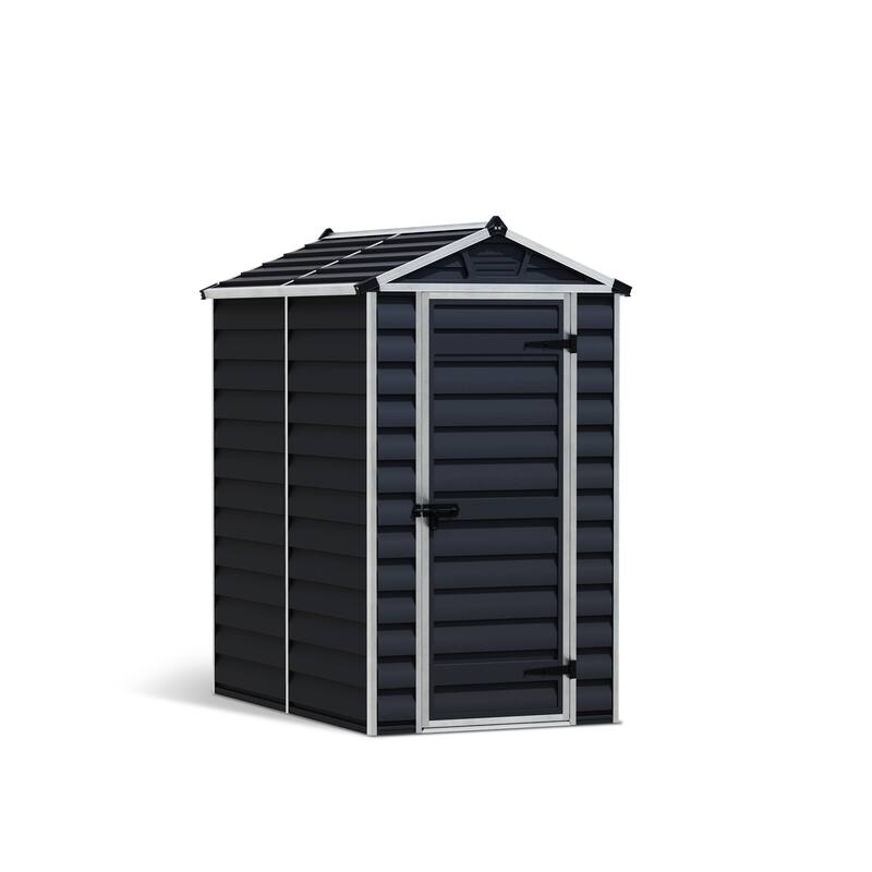 Skylight 6 ft. Midnight Grey Garden Outdoor Storage Shed