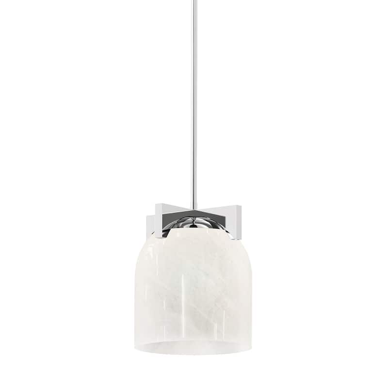 Maxim 21230 Scoop 8" Wide Mini Pendant - Polished Chrome