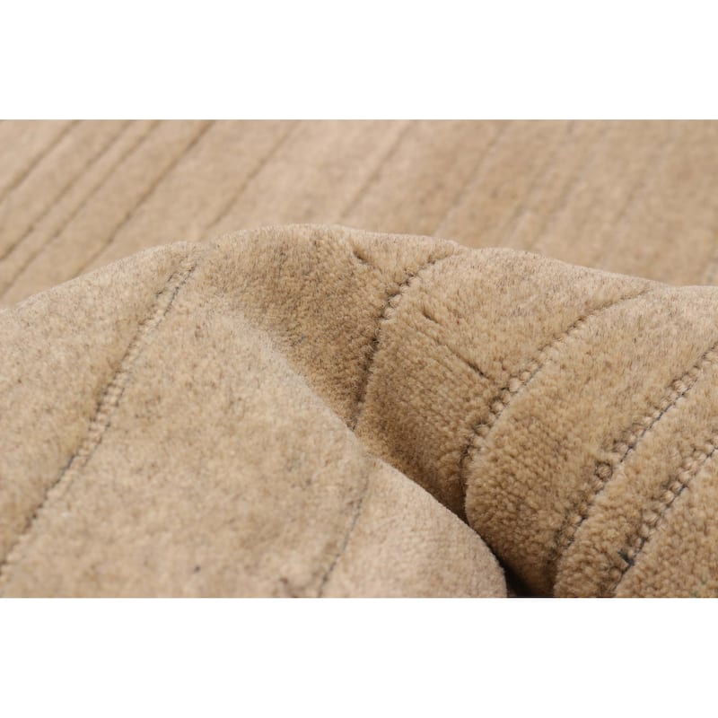 Kashkuli Gabbeh Beige Rug 5'2" x 7'6" - 5'2 x 7'6