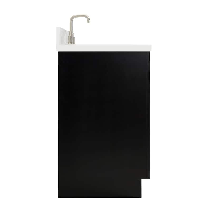 Ariel P49WQRVO Milan 49" Free Standing Single Basin Vanity Set with