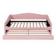 preview thumbnail 18 of 34, Roomfitters Teddy Fleece Twin Size Upholstered Daybed with Light and Trundle, Durable & Easy to Assemble, Ideal for Bedrooms