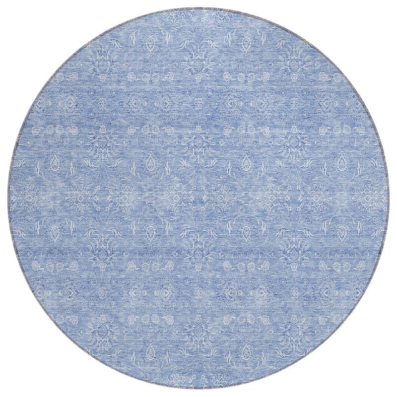 HomeRoots Floral Transitional Rectangle Outdoor Rug