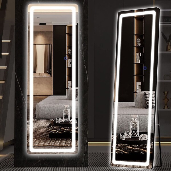 Led floor length mirror clearance