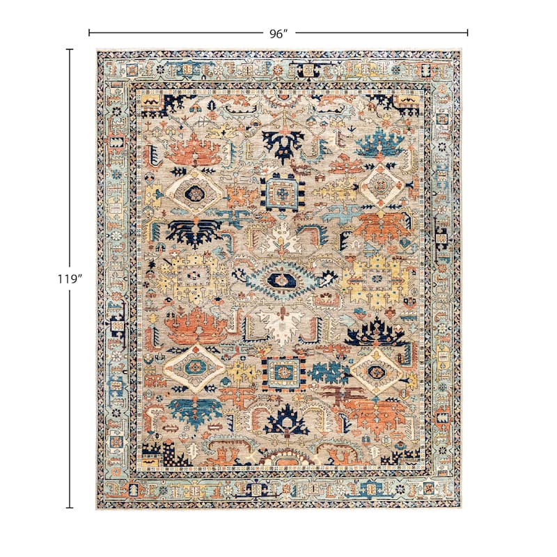 Serapi One-of-a-Kind Hand-Knotted Area Rug - Beige - 8' 0" x 9' 11"