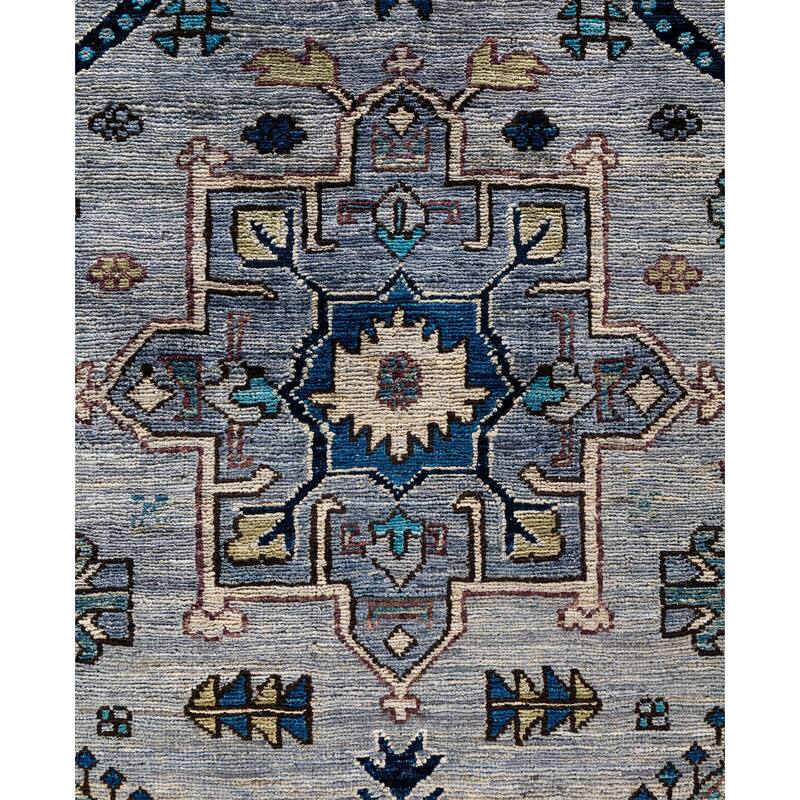 Serapi One-of-a-Kind Hand-Knotted Area Rug - Gray - 8' 0" x 9' 11"