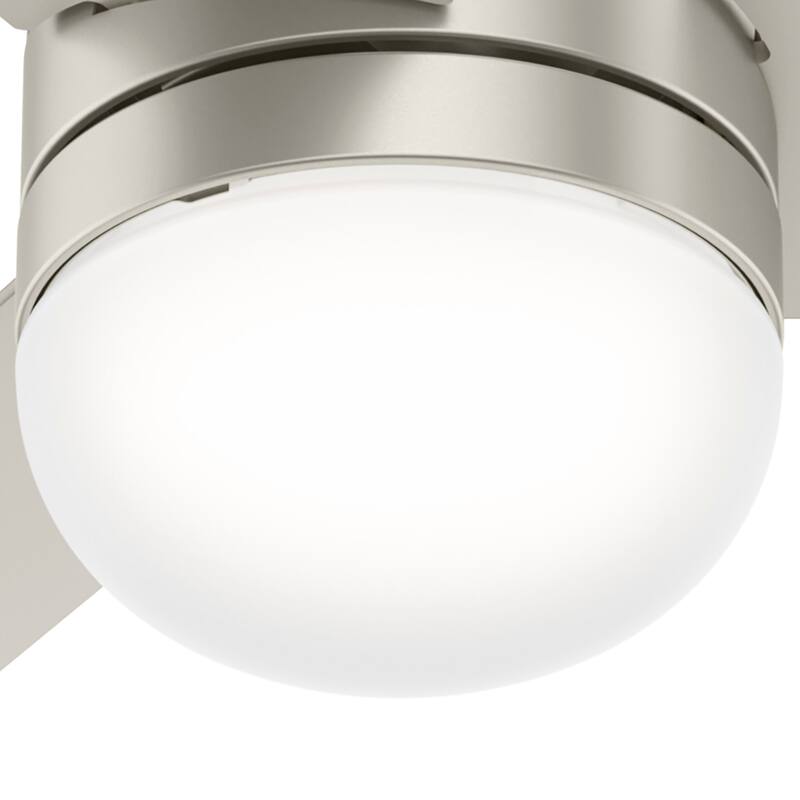 Hunter 54" WiFi Neutron Smart Ceiling Fan with LED Light Kit, Handheld Remote
