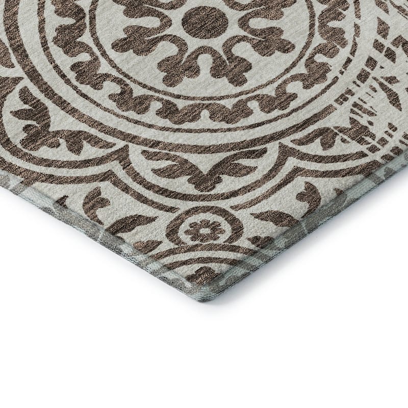 Premium Washable Super Soft Vanishing Medallion Mayfield Rug