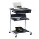 preview thumbnail 2 of 3, Techni Mobili Rolling Laptop Cart with Storage, Graphite