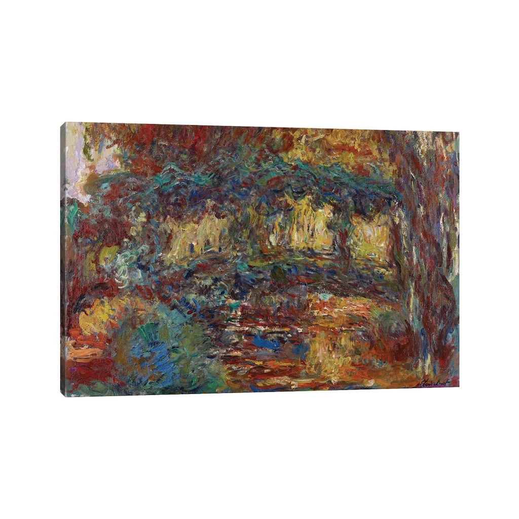 iCanvas "The Japanese Bridge, c.1923-25 " by Claude Monet Canvas Print