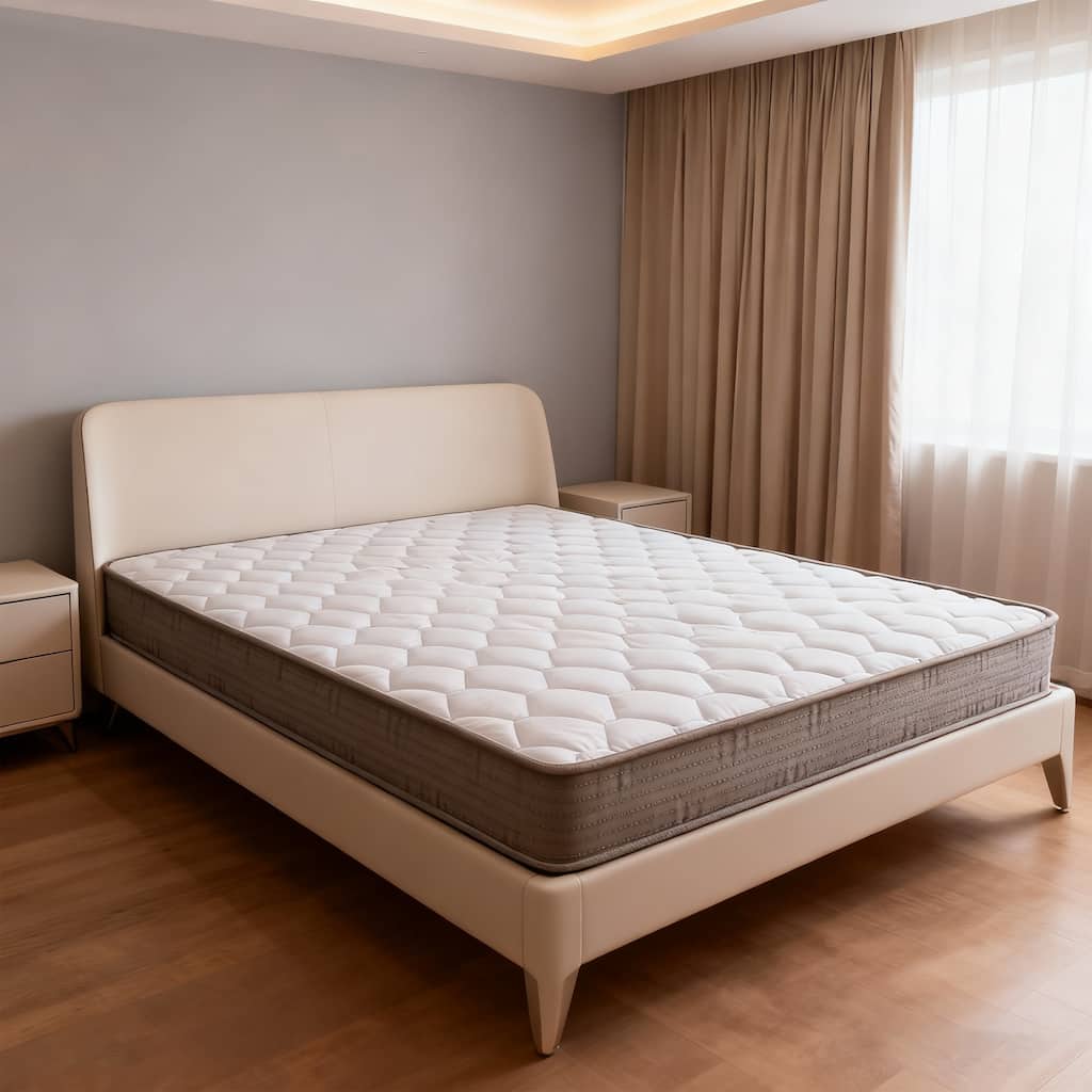 6" Modern Pocket Coil Twin Mattress with High-Density Foam