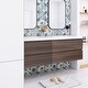 preview thumbnail 24 of 148, Floating Bathroom Vanity with Integrated Resin Top