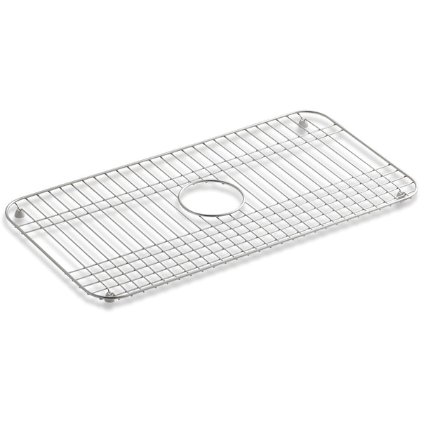 Kohler K-6517 Bakersfield Basin Rack for Single Bowl Sink - Stainless Steel. Opens flyout.